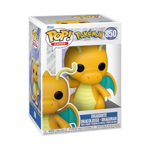 Funko POP! Games: Pokemon - Dragonite - Figura in Vinile da Collezione - Idea Regalo - Merchandising Ufficiale - Giocattoli per Bambini e Adulti - Video Games Fans - Figura per i Collezionisti