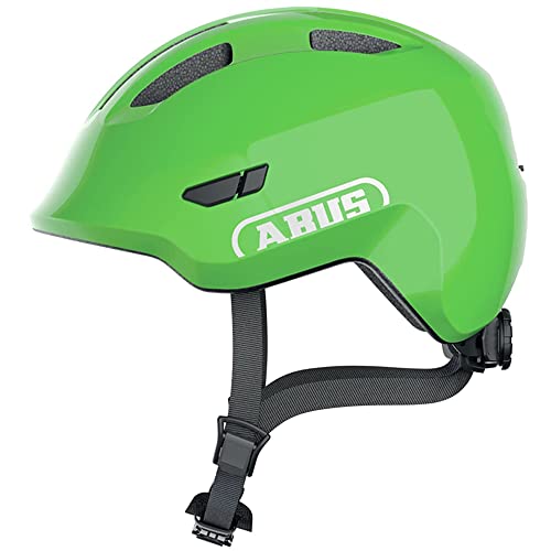 ABUS Casco per bambini Smiley 3.0 - casco da bici con calzata bassa, design a misura di bambino e spazio per il codino - per ragazze e ragazzi