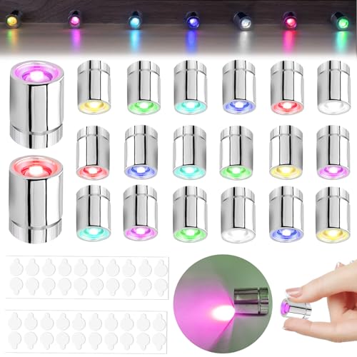 TaimeiMao 20 Pezzi Mini Luce LED Colorata Luci a LED in Miniatura Luce LED Piccola Mini Illuminazione a LED per Decorazioni Adatta per Decorare Le Case Delle Bambole, Modello Fai