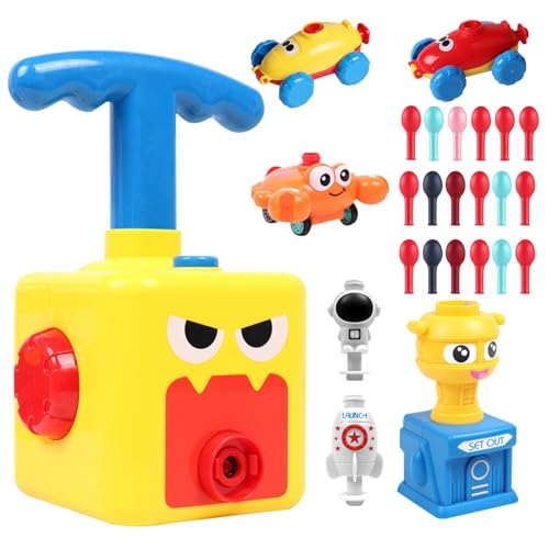 TOSUTO Giocattoli per auto 25 in 1, per bambini, con palloncini alimentati, giocattolo inerziale, divertente per auto, regalo per bambini