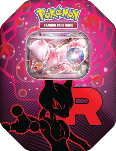 Pokémon: scatola da collezione Team Rocket - Mewtwo-ex del GCC Pokémon (una carta promozionale olografica e quattro buste di espansione)