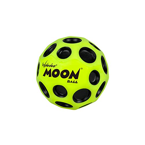 Waboba Moon Bouncing Ball Palla Rimbalzante, Giocattolo Sensoriale, per Giochi in Giardino o in Casa, Adatto a Bambini e Adulti di tutte le età, 6,3 cm - Giallo