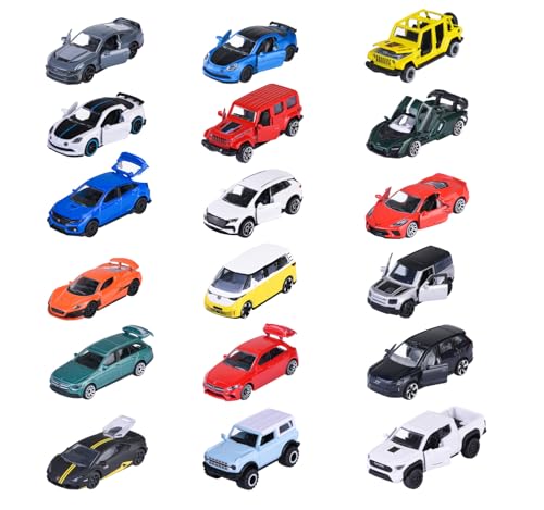 Majorette – Showroom Premium Cars, Modellini Auto da Collezione in Metallo pressofuso, Scala 1:64, Assortimento 18 Veicoli di Lusso, ASSEGNAZIONE CASUALE, +3 anni, 8502000000