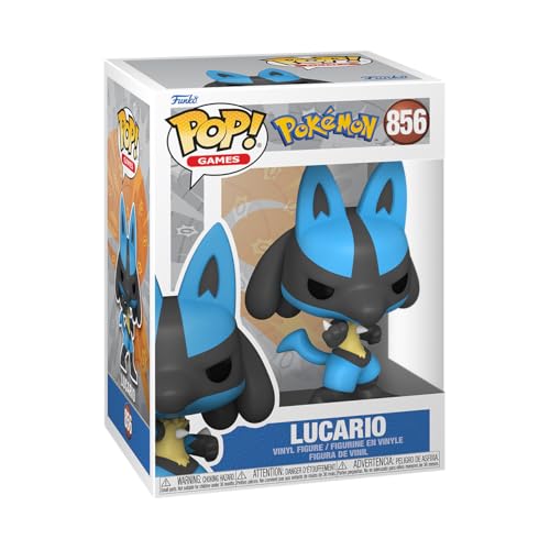 Funko POP! Games: Pokemon - Lucario - Figura in Vinile da Collezione - Idea Regalo - Merchandising Ufficiale - Giocattoli per Bambini e Adulti - Video Games Fans - Figura per i Collezionisti