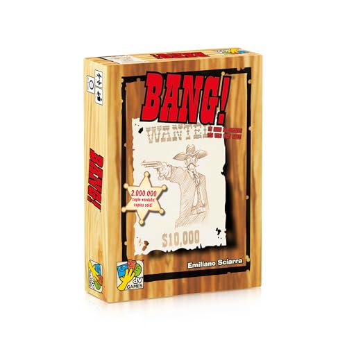 BANG! - Gioco da tavolo ambientato nel Far West, Gioco di Carte a Ruoli Nascosti, 4-7 Giocatori, 8+ Anni, 20-40 Minuti