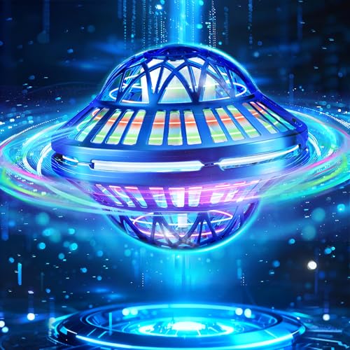 Lovchil Palla Volante, 2025 Aggiornata 360° Palla Volante per Bambini Giochi Flying Ball con Luce RGB Hover UFO Spinner Palla Magica Boomerang Giocattolo Regalo per Bambini E Bambine di 6+ Anni