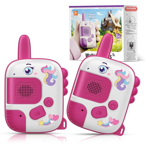 Walkie-Talkie Bambina, Unicorno Bambina Regalo 3 4 5 6 7 8 Anni Walkie Talkies Bambini Giocattoli 3-8 Anni Giocattoli Giochi Esterno 3 4 5 6 7 8 Anni Bambini Idee Regalo Bimba Compleanno Per Bambina