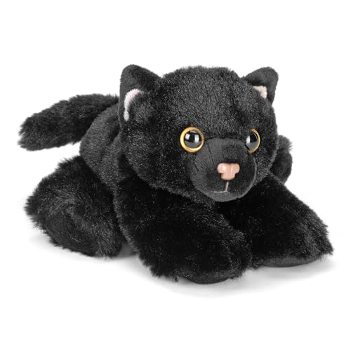 Wild Republic - Gatto Peluche, Nero, 18089