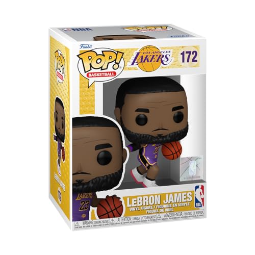 Funko POP! NBA: Lakers - LeBron James - Figura in Vinile da Collezione - Idea Regalo - Merchandising Ufficiale - Giocattoli per Bambini e Adulti - Sports Fans - Figura da Collezione e da Esposizione