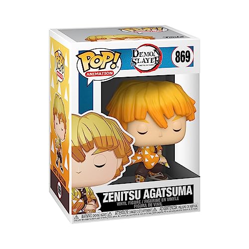 Funko Pop! Animation: Demon Slayer - Zenitsu Agatsuma- Esclusiva Amazon - Figura in Vinile da Collezione - Idea Regalo - Merchandising Ufficiale - Giocattoli per Bambini e Adulti - Anime Fans