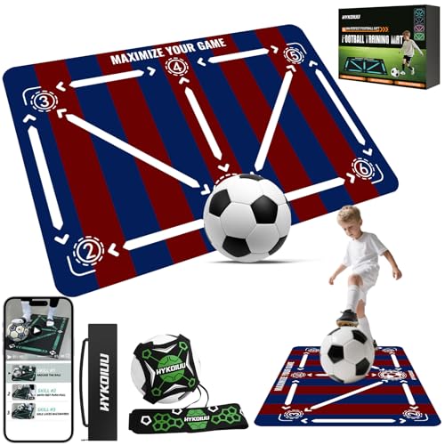 Allenamento Calcio Tappetino Con Soccer Bungee Trainer Tappetino Per Agilità Accessorio Per L'Allenamento Del Calcio Tappeto Da Allenamento Per Il Calcio 60 X 90 Cm Regalo Per Il Calcio Per Bambini