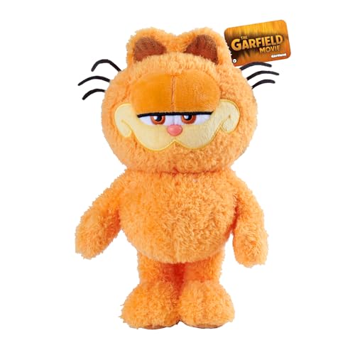Animagic - Garfield Classic - Peluche Gatto Garfield Morbido - Arancione - per i Bambini Fan del Famoso Gatto Dormiglione Garfield - Eroe di Fumetti - Idea Regalo per Compleanno da 2 Anni, 931617.108