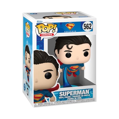 Funko Pop! DC: Superman 2025 - Superman - Figura in Vinile da Collezione - Idea Regalo - Merchandising Ufficiale - Giocattoli per Bambini e Adulti - Movies Fans