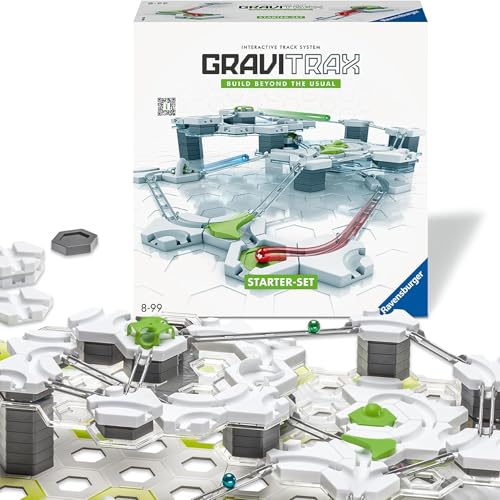 Ravensburger - Gravitrax Starter Set | Pista Biglie Con 118 Pezzi | Rompicapo Bambini Livello Base | Giochi Bambino 8 Anni Maschio | Giochi Per Bambini Compatibili Con Tutti | Regalo Natale