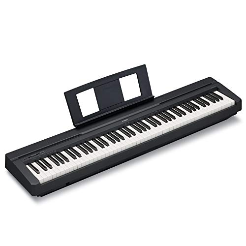 Yamaha Digital Piano P-45B Pianoforte Digitale dal Suono Acustico Autentico, Design Compatto, Leggero ed Elegante, Facile da Usare e Trasportare, Nero
