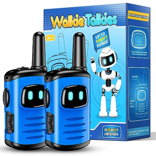 EUCOCO Giochi Bambini 3 4 5 6 7 8 Anni, Walkie-Talkie Bambini Regalo Bambino Bimbo 3-10 Anni Gioco Bambino 3-10 Anni Maschio Regali Natale Bambini Giocattoli Bambino 3-10 Anni Giochi da Esterno