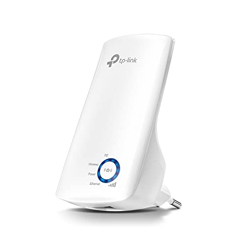 TP-Link TL-WA850RE Ripetitore Wireless Wifi Extender e Access Point, Velocità Single Band 300Mbps, Porta LAN, Potenzia la tua copertura Wi-Fi, Compatibile con tutti i modem router wifi, Bianco