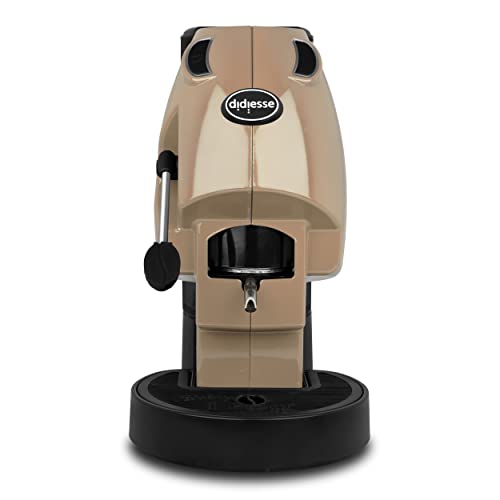 Didiesse – Macchina da Caffè con Cialde ese 44 mm - Modello Baby Frog Macchinetta a Cialde – Compatta 450W - con Funzione Stand-by e Serbatoio da 1.5L (Nocciola)