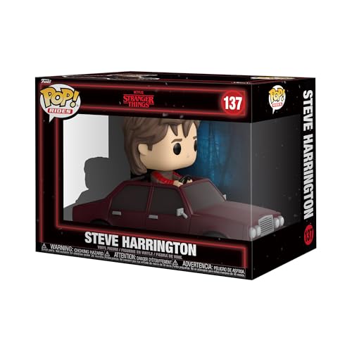 Funko POP! Rides: Stranger Things Season 5 - Steve Harrington - Figura in Vinile da Collezione - Idea Regalo - Merchandising Ufficiale - Giocattoli per Bambini e Adulti - Fantasy Fans