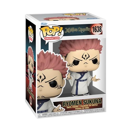 Funko Pop! Animation: JJK - Sukuna - Jujutsu Kaisen - Figura in Vinile da Collezione - Idea Regalo - Merchandising Ufficiale - Giocattoli per Bambini e Adulti - Anime Fans