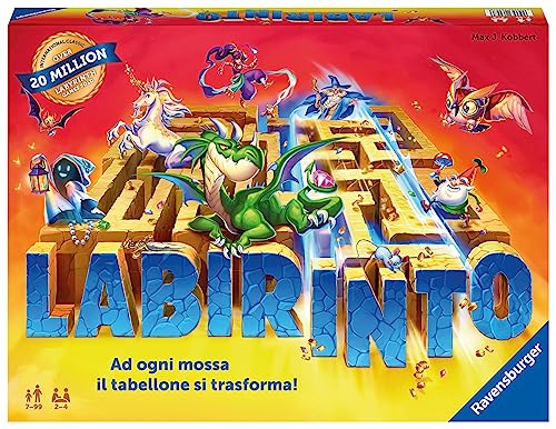 Ravensburger - Labirinto 35° Anniversario | Gioco Da Tavolo Bambini 7 Anni O Più | Labirinto Gioco Da Tavolo | Giochi Di Società Per Bambini | Idee Regalo Natale