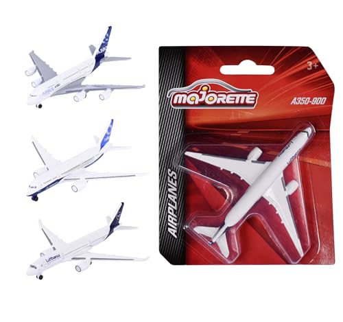 Majorette 57980 - Modellino Aereo Di Linea Licenza (Sogg.Casuale), Modelli assortiti, 1 pezzo