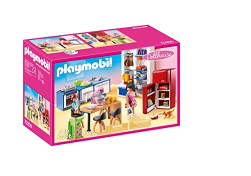 PLAYMOBIL Dollhouse 70206, Cucina, Dai 4 anni