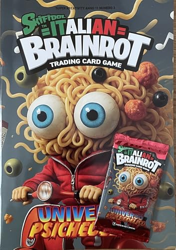 Funky Box Italian Brainrot Trading Card Game - Album da collezione + busta di lettere dei più famosi Meme Italiani | Album per lettere esclusive di Meme Virali e Popolari