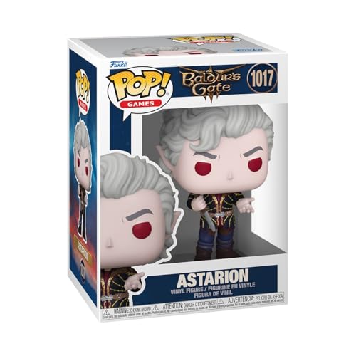 Funko Pop! Games: Baldur's Gate - Astarion - Probabilità di 1/6 per la Variante Chase - Baldur's Gate 3 - Figura in Vinile da Collezione - Idea Regalo - Merchandising Ufficiale - Video Games Fans