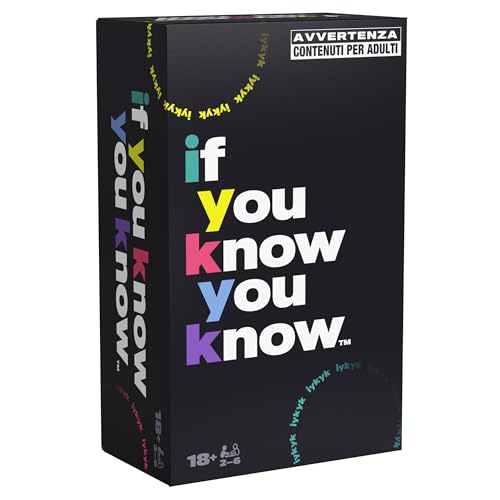 If You Know You Know, Giochi da Tavolo Adulti, Giochi in Scatola Divertenti per Feste tra Amici, Giochi di Carte Adulti con Domande Scomode, Gioco Veloce, Durata Regolabile, 2 - 6 Giocatori, 18+ Anni