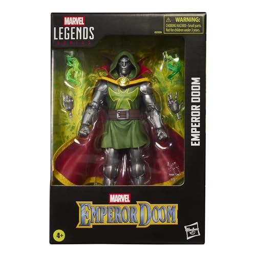 Hasbro Marvel Legends Series - Imperatore Destino, action figure ispirata ai fumetti dei Fantastici Quattro