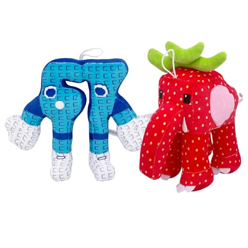 Benolls Steal a Brainrot Plush Toys, 9.8 inch Adorable Brainrot 67, Collectible Brain Rot Plush Gift for Fans (2PCS)
