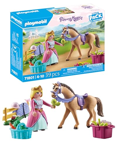 PLAYMOBIL | Principess Magic | Principessa con cavallo | Giocattoli da principessa | Giocattoli per bambini dai 4 anni in su | 71801