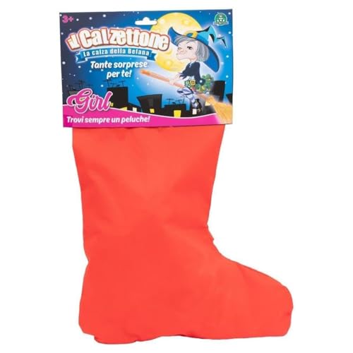 Giochi Preziosi - Calzettone Girl, Calza Befana per Bambina con Giocattoli, Regalo per Le Feste con Sorprese A Partire dai 3 Anni