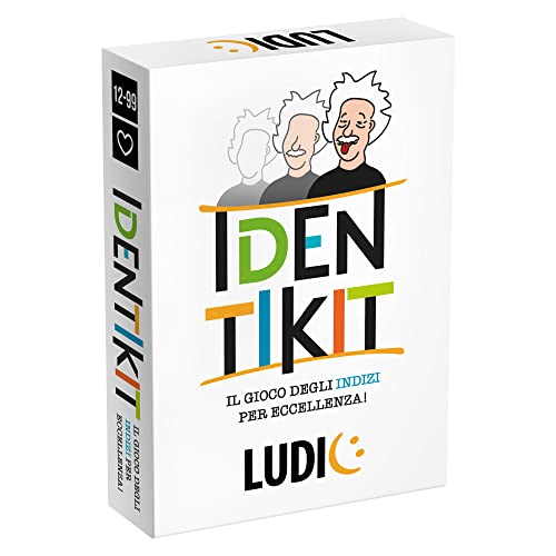 Ludic Identikit Il Gioco Degli Indizi Per Eccellenza It51104 Gioco Di Società Formato Viaggio Per 1+Giocatori