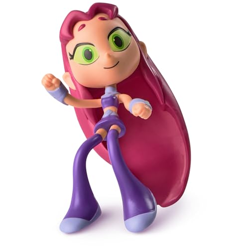 DC Comics Teen Titans Go! Twisty Titans, Starfire, action figure flessibile, giocattoli per bambini per ragazzi e ragazze dai 4 anni in su