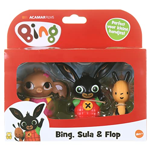 Bing and Friends Character Triple Pack, Flop, Sula