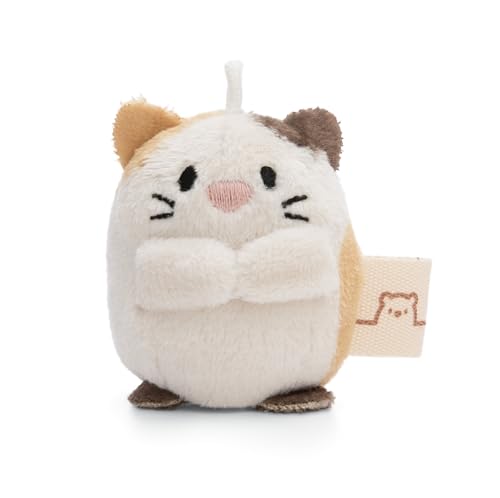 NICI- Peluche Gatto Angy Beige maculato 5cm-Simpatico peluchetto con Imbottitura Morbida per Giochi e Coccole, Doudou, Perfetto Come Idea Regalo per Bambini e Adulti, Colore °, 61241