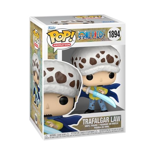 Funko Pop! Animation: OP - Trafalgar D. Water Law With Blue Anesthesia - One Piece- Figura in Vinile da Collezione - Idea Regalo - Merchandising Ufficiale - Giocattoli per Bambini e Adulti