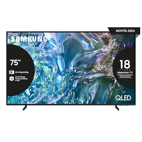 Samsung TV QE75Q60DAUXZT QLED 4K, Smart TV 75