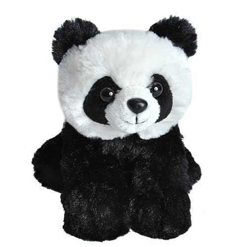 Wild Republic Hug’EMS Panda, Peluche di Animali, Peluche per Bambini, Regali per Bambini, Imbottitura Realizzata Partendo da Bottiglie Riciclate