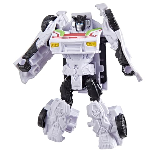 Transformers Hasbro CYBERWORLD, Cyber Changers, Wheeljack, Action Figure Snodabile da 10 cm, Ottima Idea Regalo di Natale, per Bambini e Bambine dai 6 Anni in Su