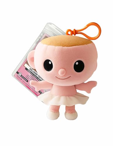 Ballerina Cappuccina Peluche 12 cm con Moschettone + Card Esclusiva – Peluche Ufficiale Skifidol Italian Brainrot, Morbidissimo e Collezionabile – Accessorio da Zaino per Bambini & Fan