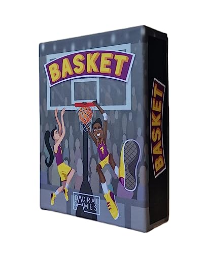 Dadral Games - Gioco di Carte BASKET | Gioco basket | Dai 6 Anni | Regali basket | Regalo ragazzo/ragazza | Giochi da tavolo | Multilingue
