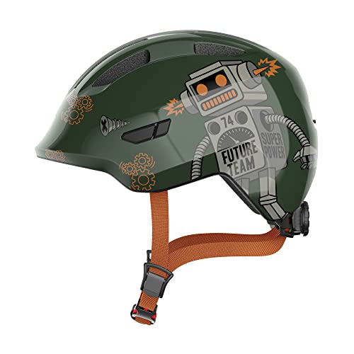 ABUS Casco per bambini Smiley 3.0 - casco da bici con calzata bassa, design a misura di bambino e spazio per il codino - per ragazze e ragazzi