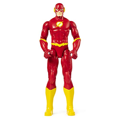 DC Comics, FLASH, Personaggio Flash 30 cm, Personaggio 30 cm con Decorazioni Originali e 11 Punti di Articolazione, Giocattoli per Bambini e Bambine, 3+ anni