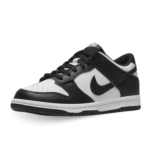 Nike Dunk Low (GS), Scarpe Da Ginnastica, White Black White, 38.5 EU