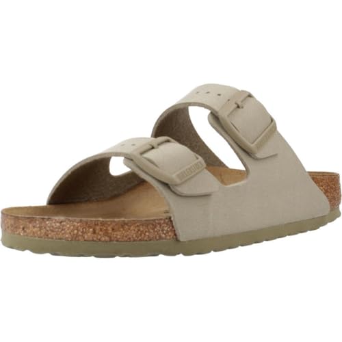 ARIZONA - SANDALO CON DOPPIA FASCIA E CHIUSURA CON FIBBIE 43/FADED KHAKI-N