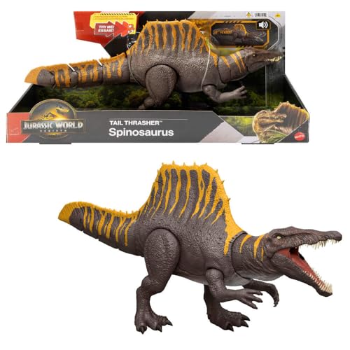 Mattel Animale giocattolo JCB56 JURASSIC WORLD REBIRTH Spinosaurus dop