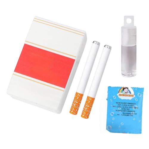 Rubu22a Sigaretta giocattolo per bolle di sapone, giocattolo antistress con funzione bolle di sapone, sigaretta con liquido, regalo di relax per compleanni, feste